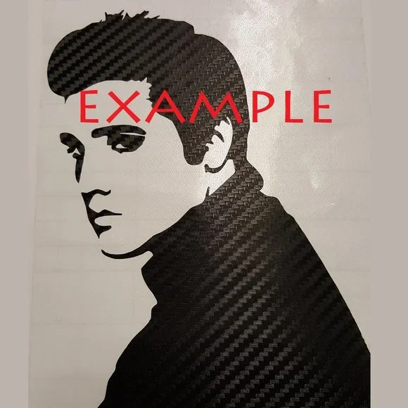 4 Pack Dinosaur Sticker Black Carbon Fiber Vinyl Decal Logo Laptop Window - Picture 6 of 6